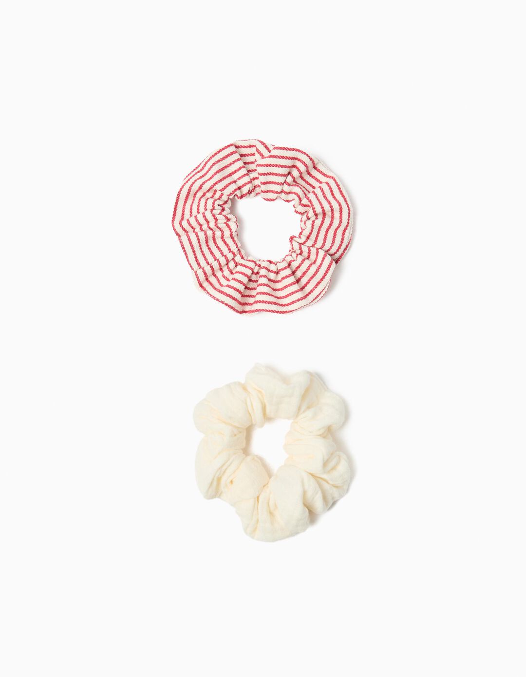 Pack 2 El&aacute;sticos de Cabelo Scrunchies, Menina, Multicor