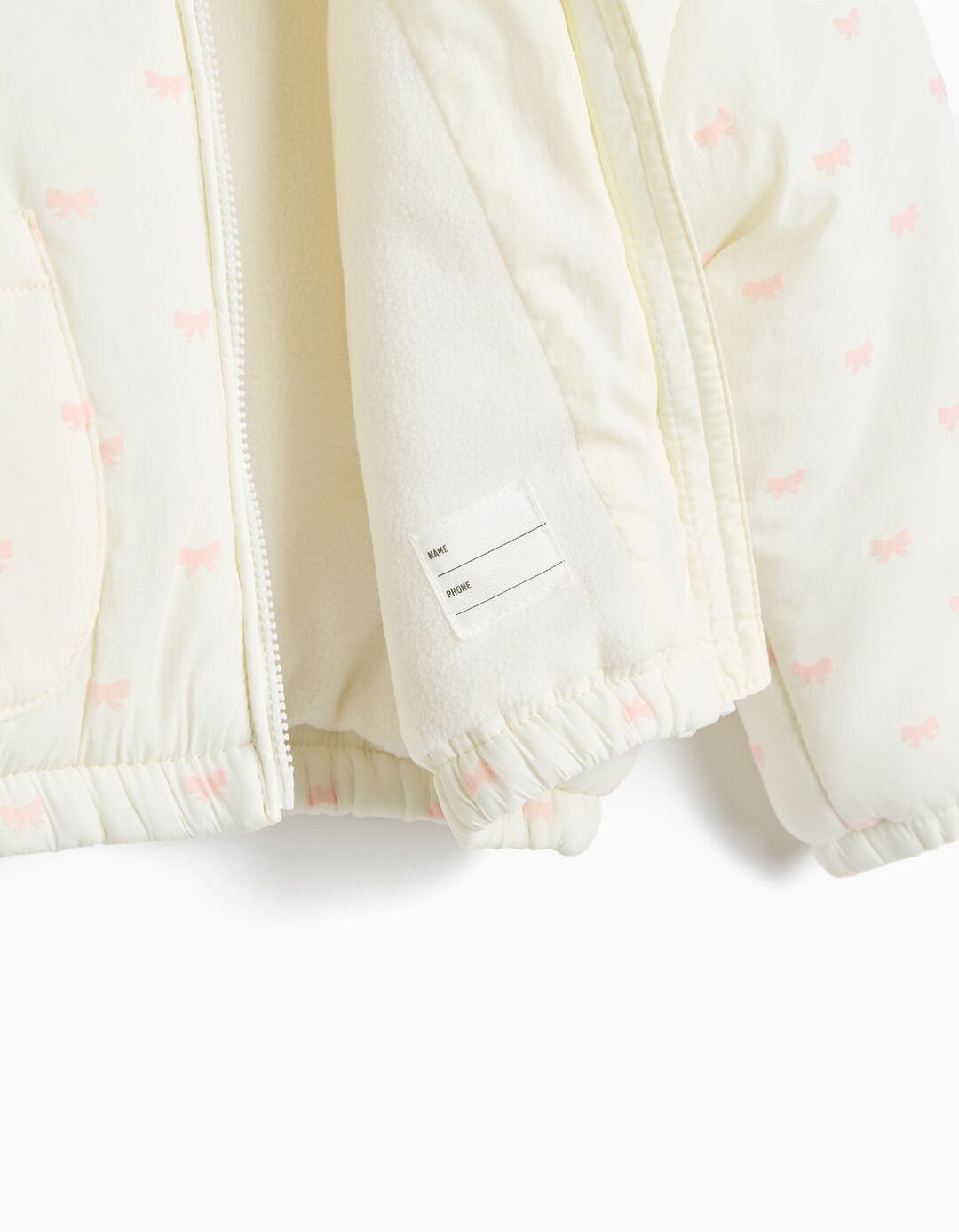 Casaco Acolchoado Com Capuz, Menina, Branco