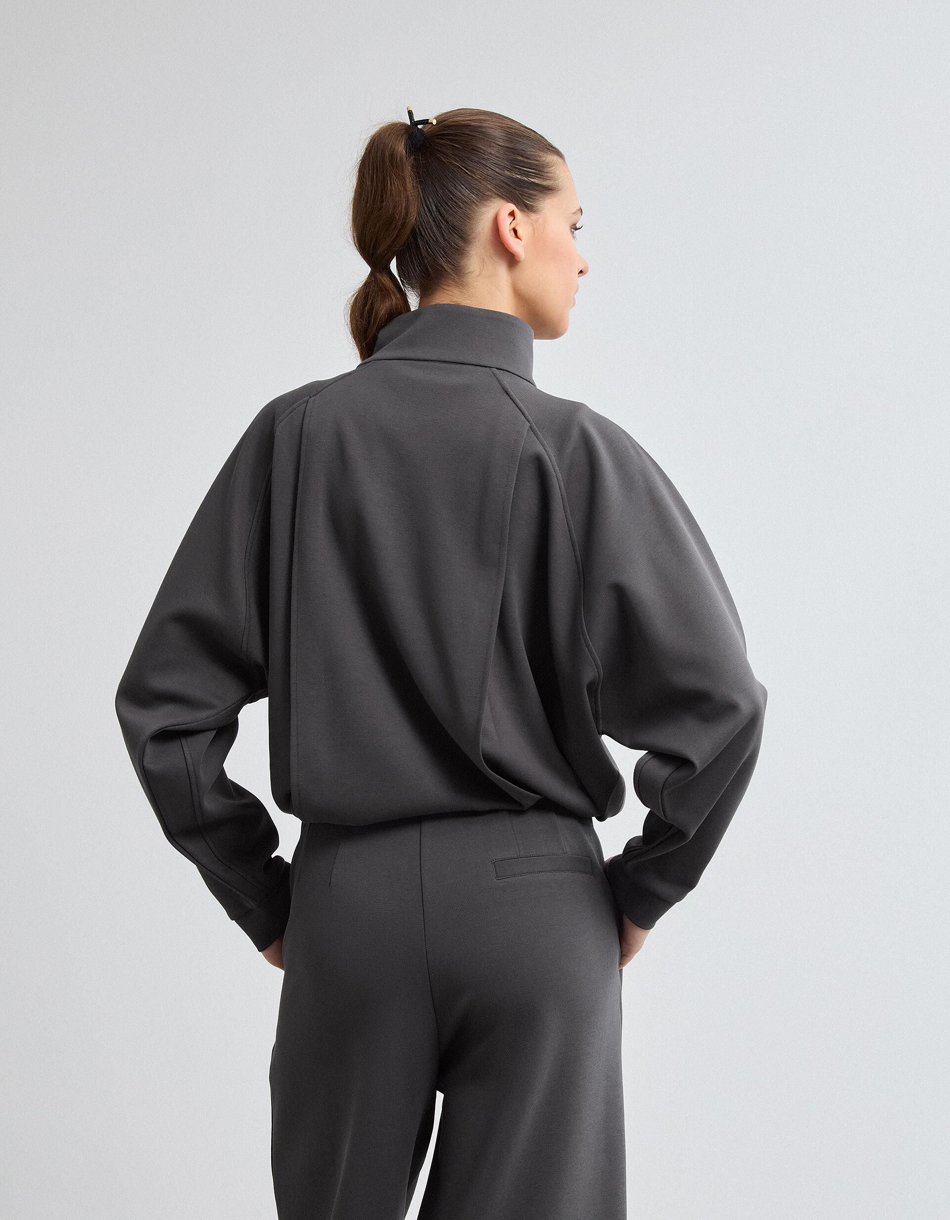 Comprar Online Casaco Piquet, Mulher, Cinzento