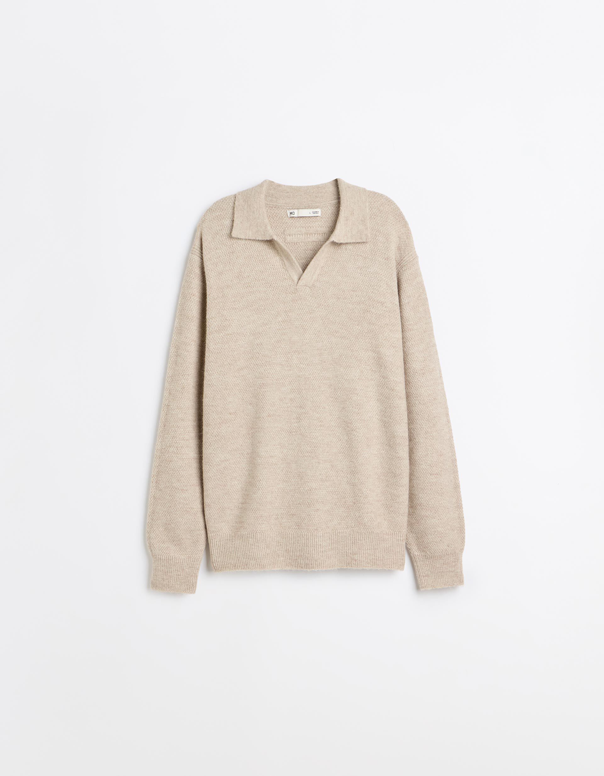 Comprar Online Camisola De Malha, Homem, Bege