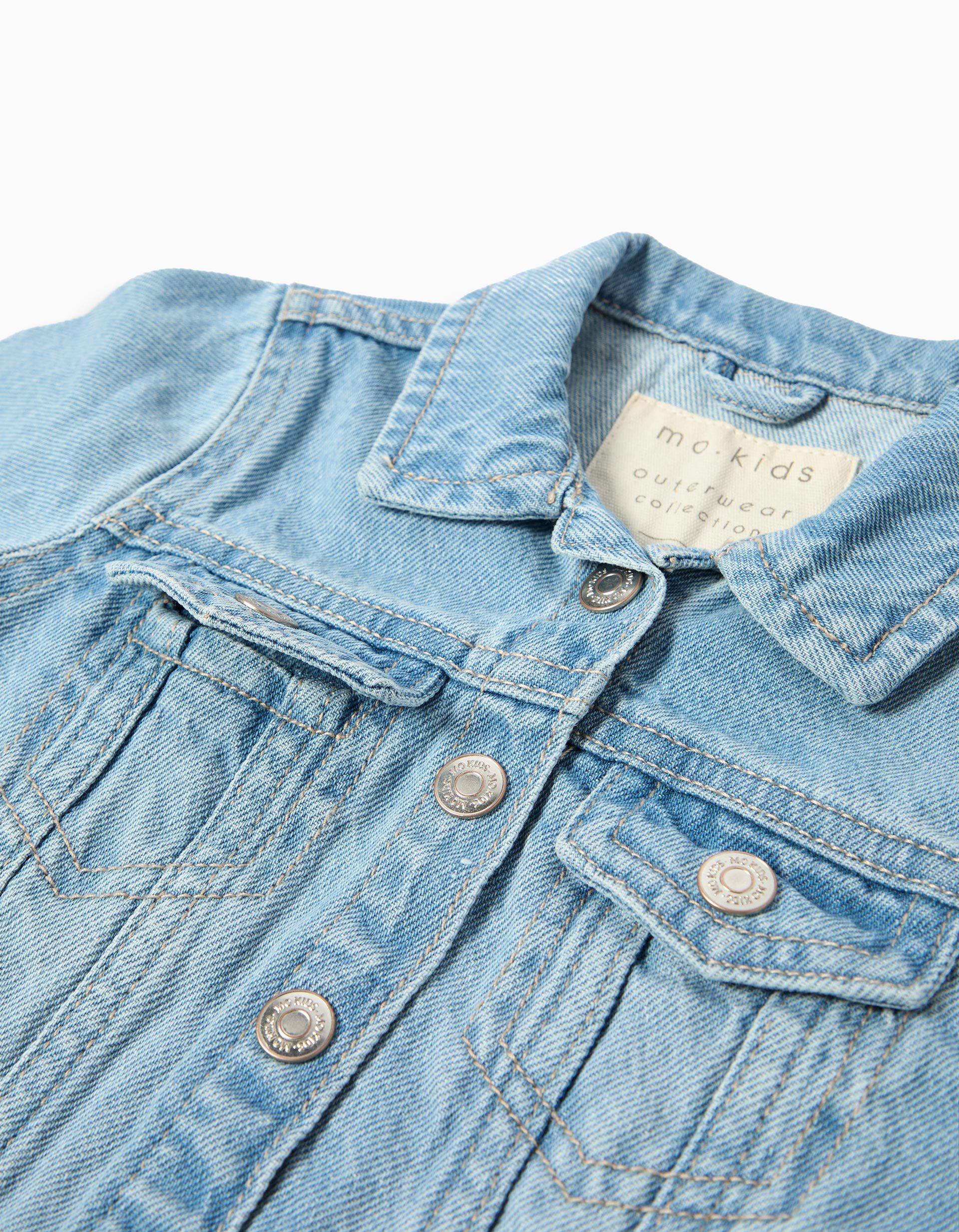 Comprar Online Casaco de Ganga, Menina, Azul Claro 