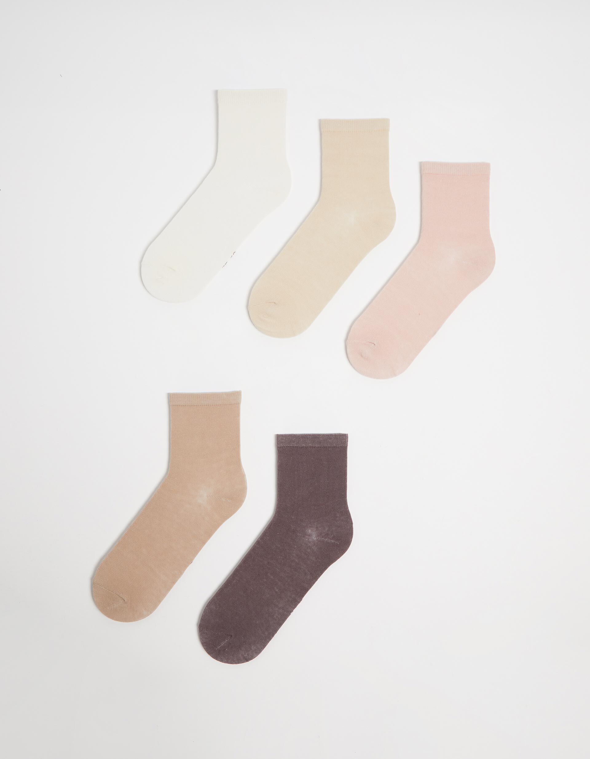 Comprar Online Pack 5 Pares de Meias, Mulher, Multicor