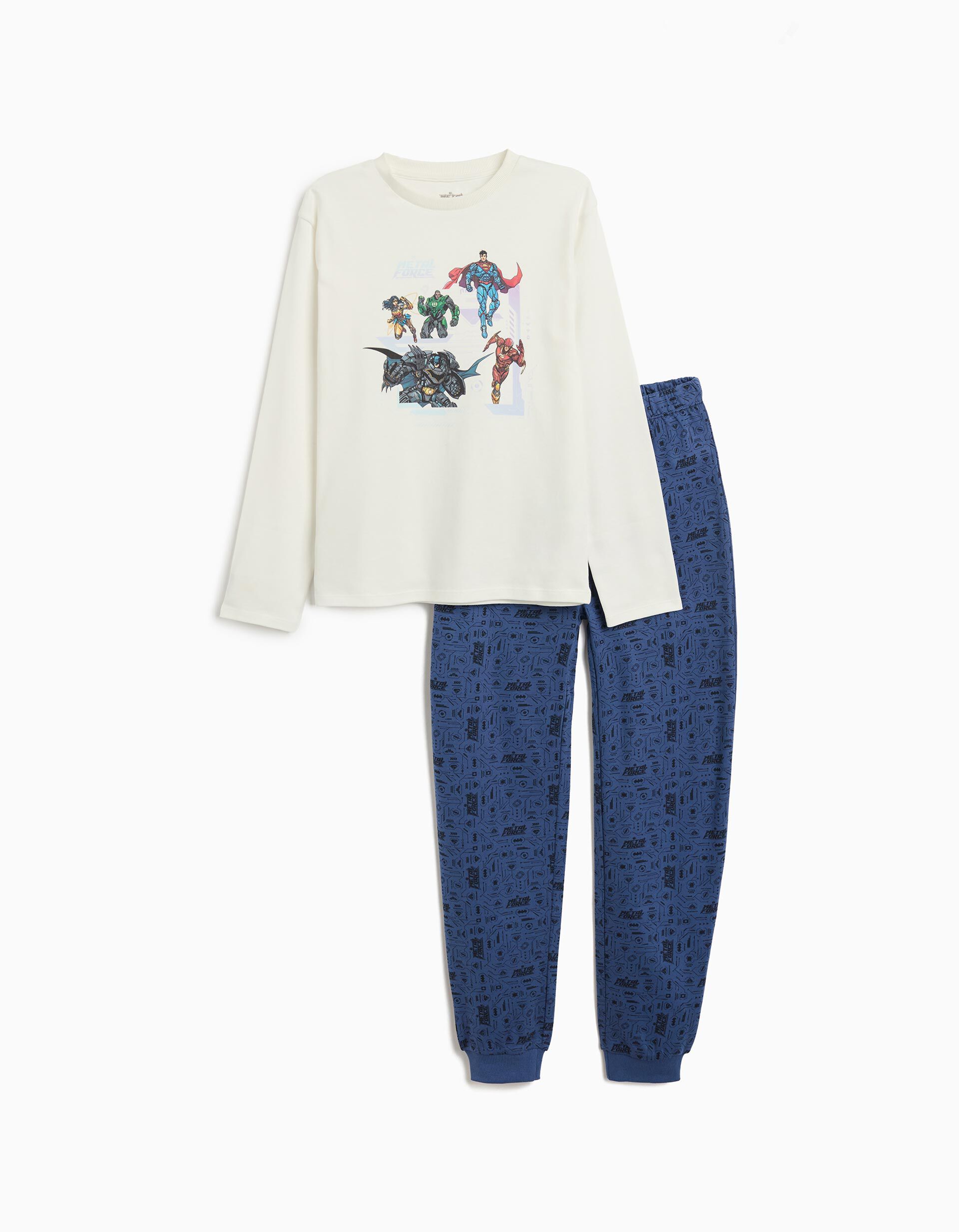 Comprar Online Pijama 'Super-Her&oacute;is' @DC, Menino, Branco