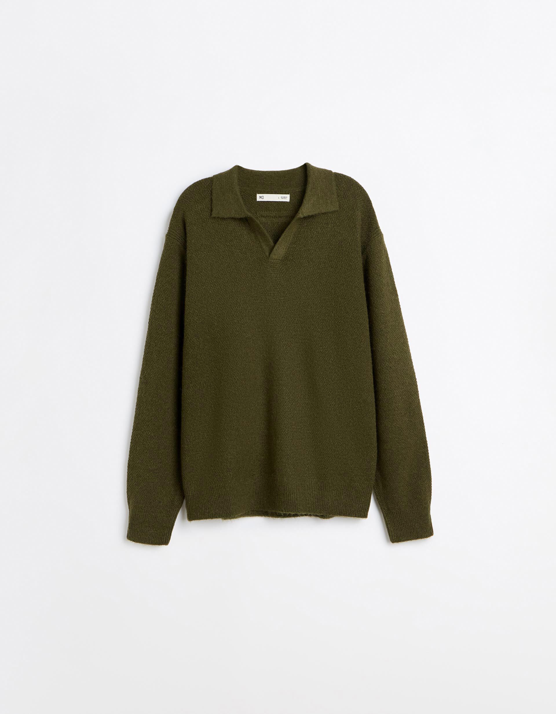 Comprar Online Camisola De Malha, Homem, Verde Escuro