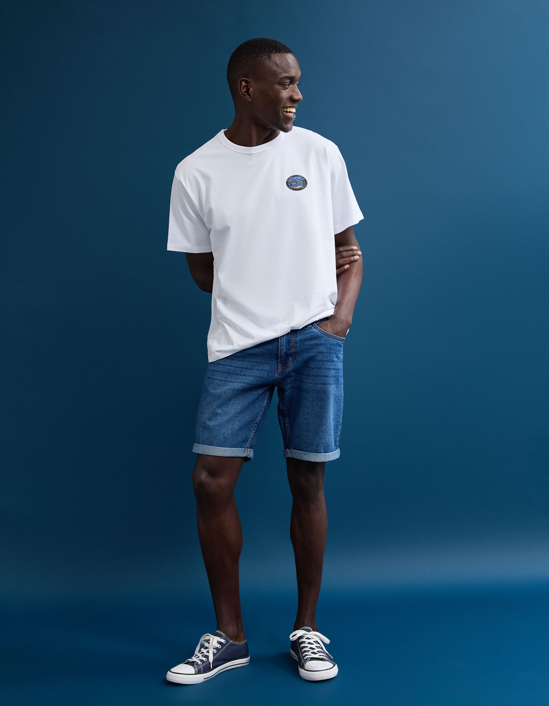 Comprar Online Cal&ccedil;&otilde;es de Ganga, Homem, Azul Escuro