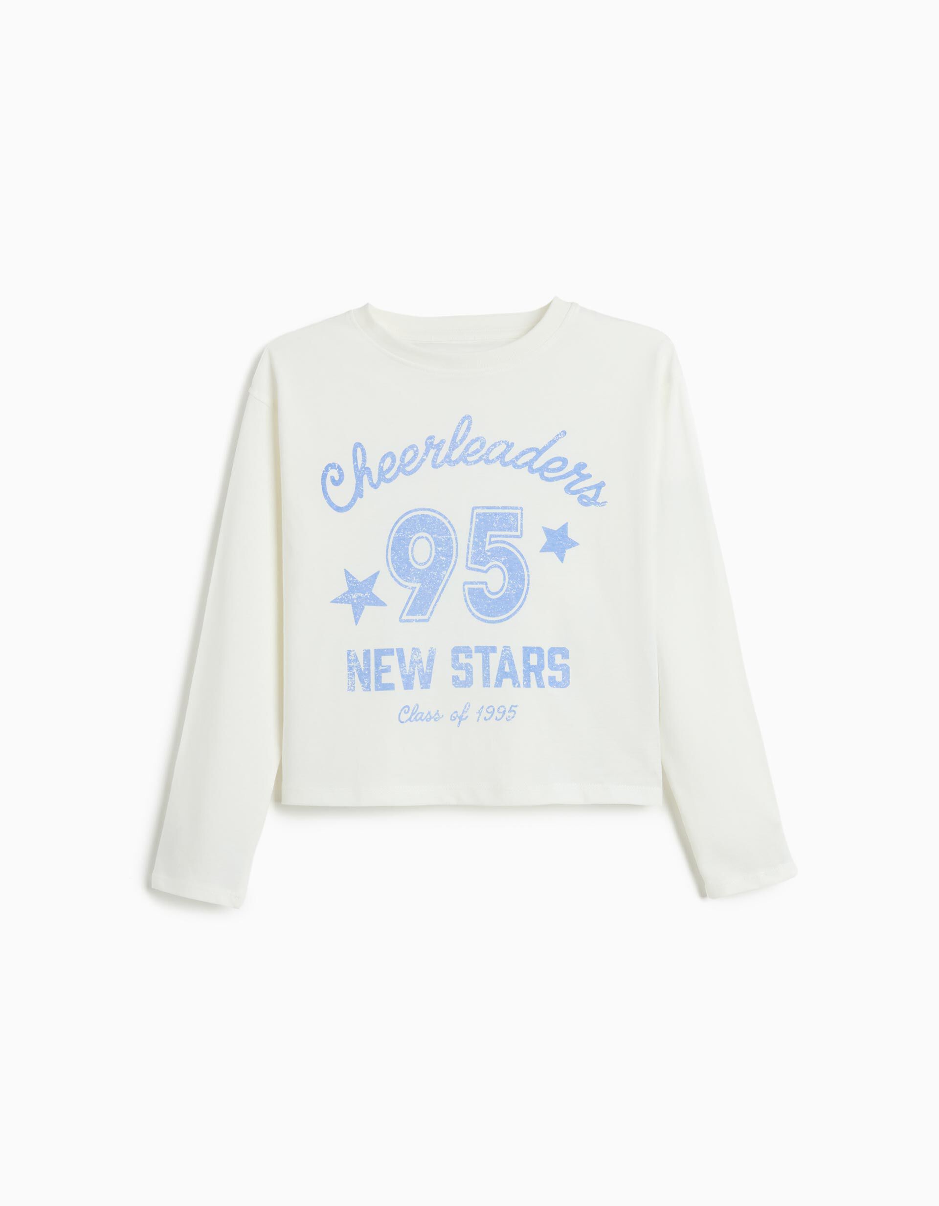 Comprar Online T-shirt Manga Comprida, Menina, Cru