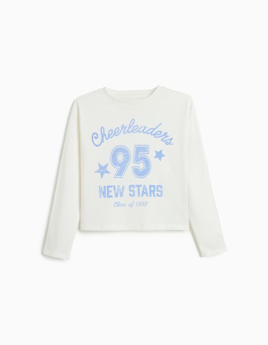 Comprar Online T-shirt Manga Comprida, Menina, Cru