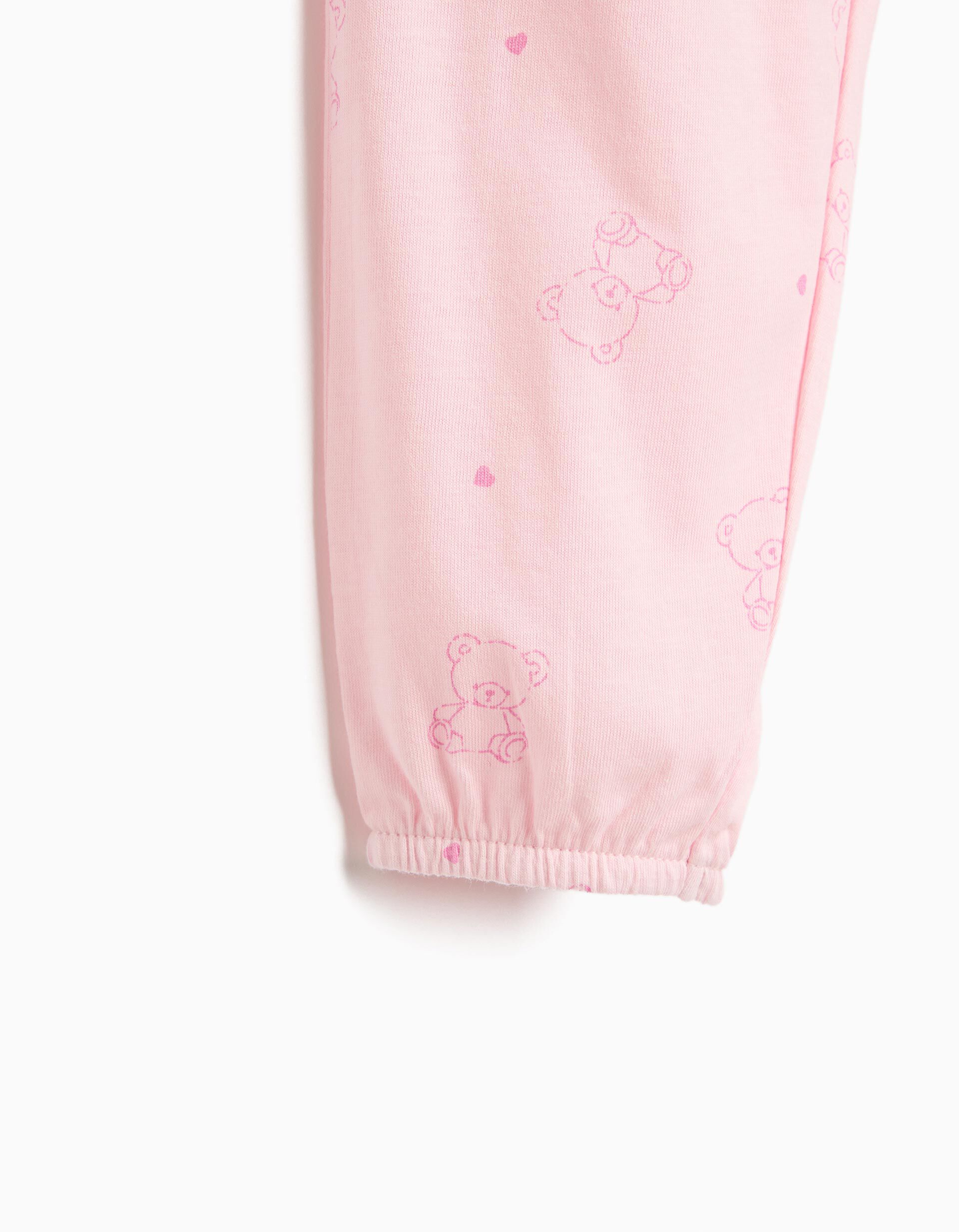 Comprar Online Pijama Jersey, Menina, Rosa Claro