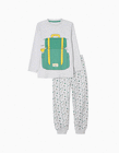 Pyjamas for Boys 'Summer Camp', Grey