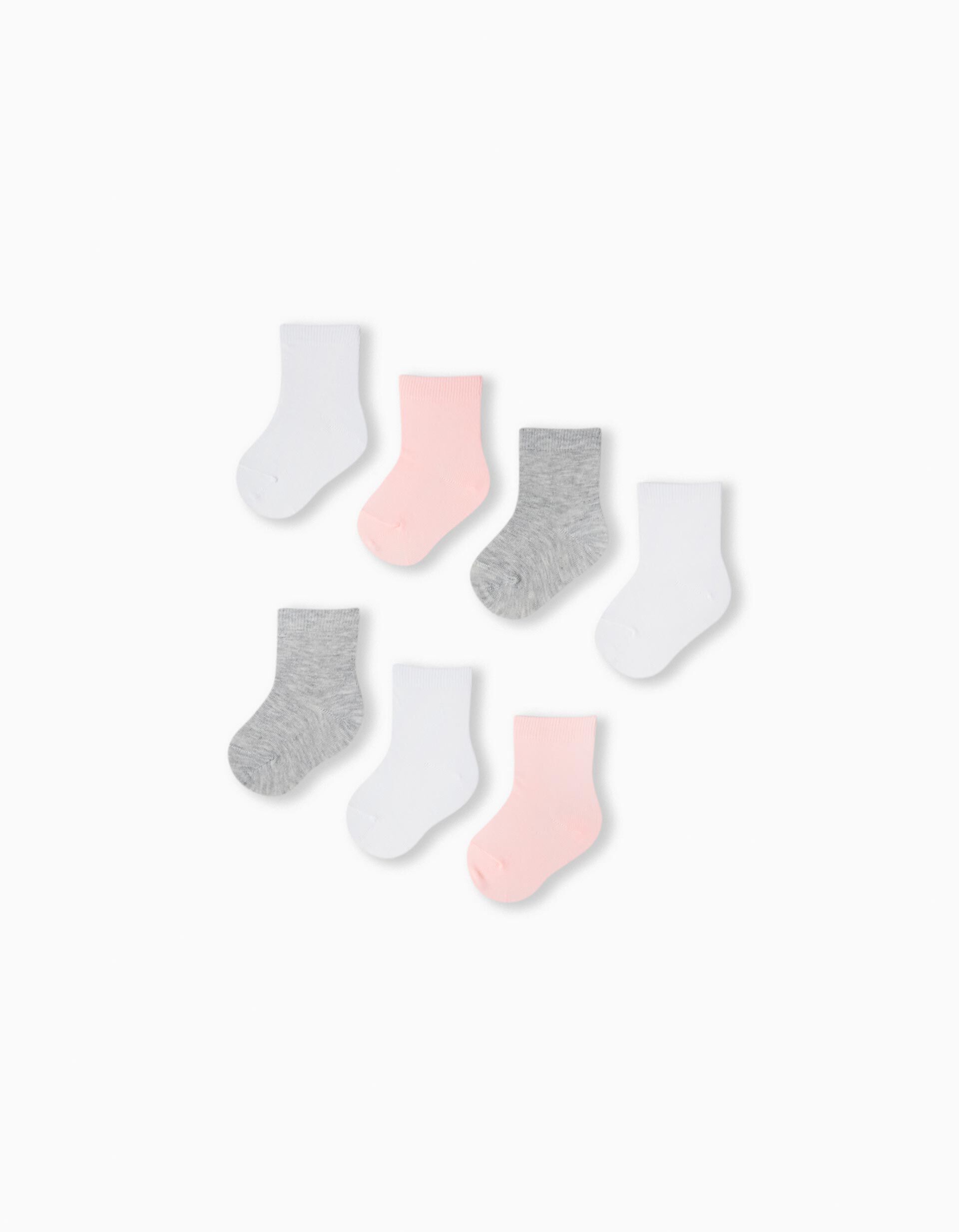 Comprar Online Pack 7 Pares de Meias Canela, Menina, Multicor