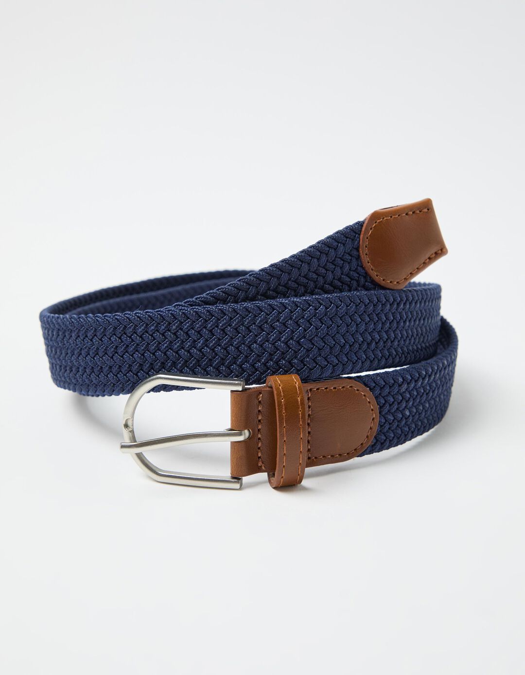 Cinto El&aacute;stico, Homem, Azul Escuro