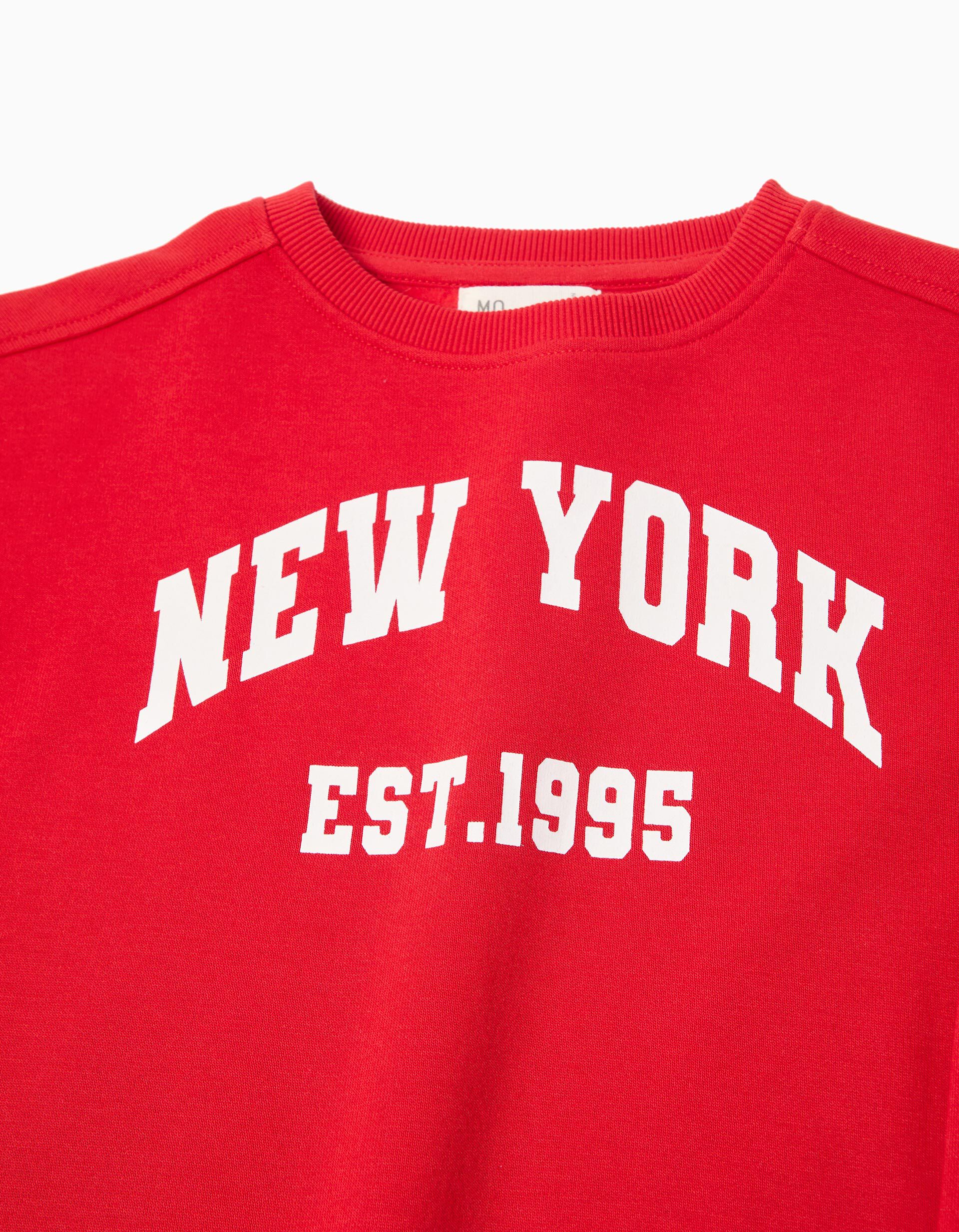 Comprar Online Sweatshirt de Felpa, Menino, Vermelho 