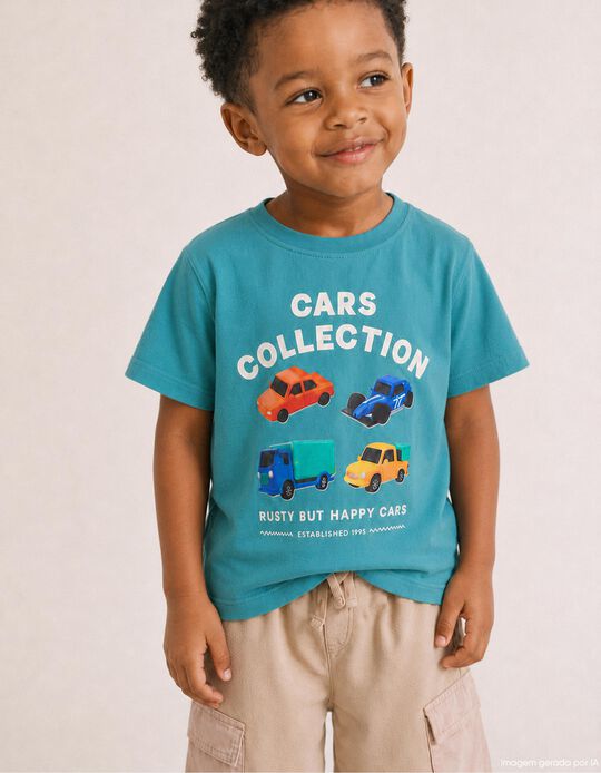 Comprar Online T-shirt Estampada, Menino, Azul