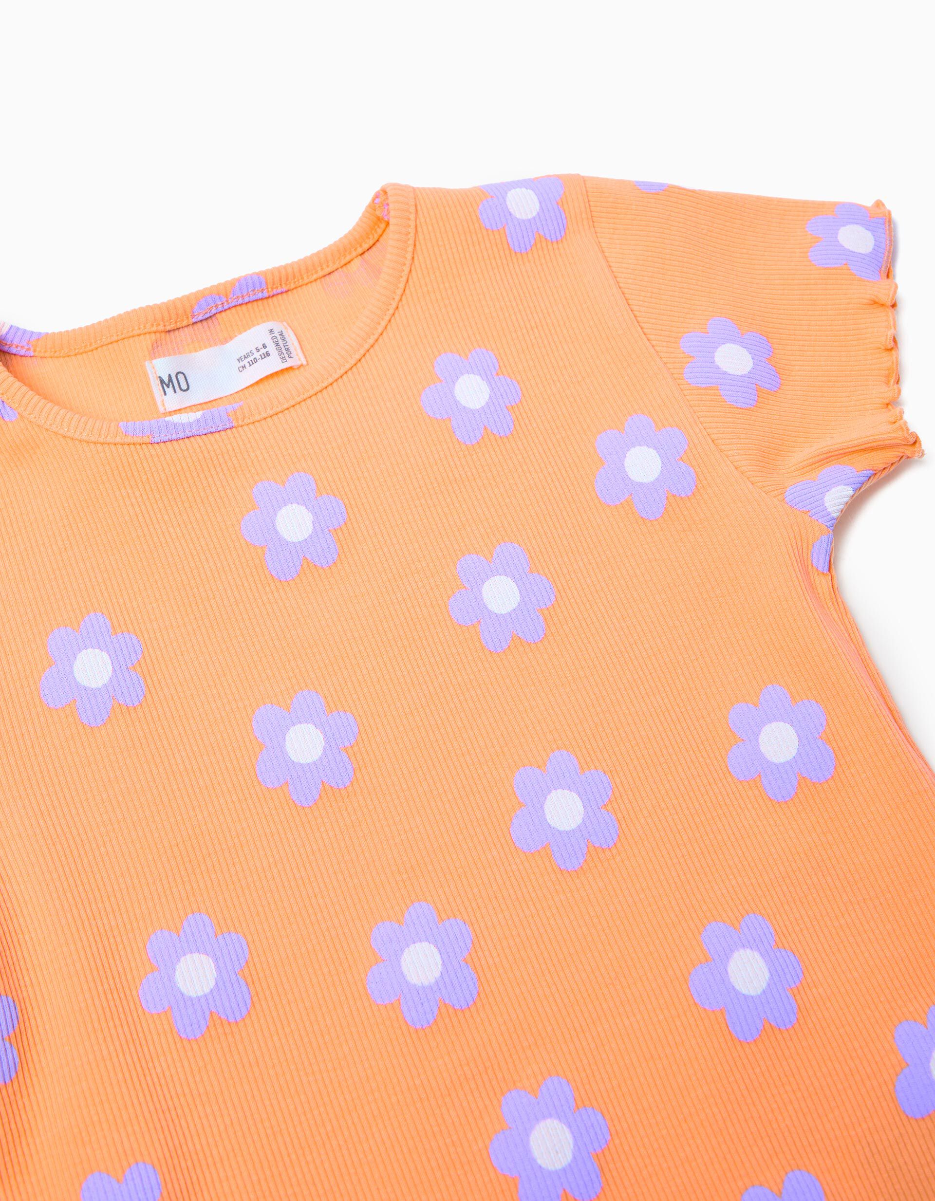 Comprar Online T-shirt, Menina, Laranja Claro