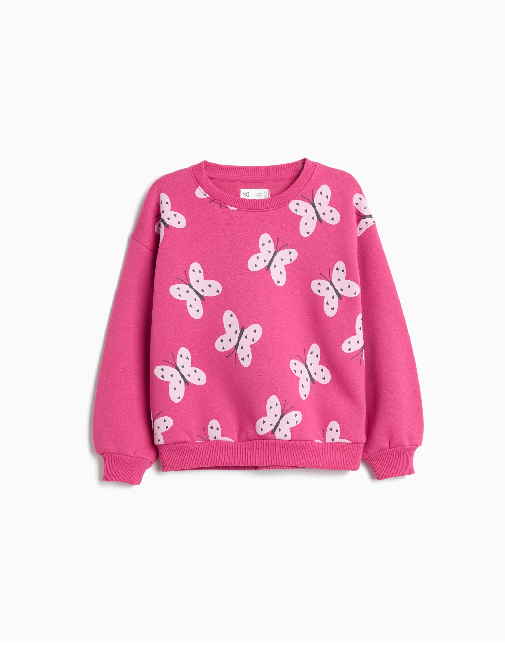 Comprar Online Sweatshirt, Menina, Rosa Escuro