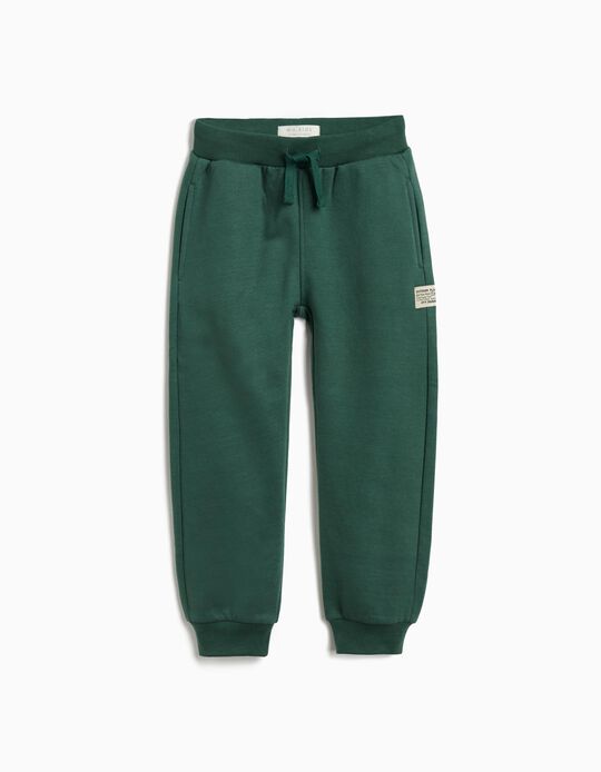 Comprar Online Calças Jogging, Menino, Verde Escuro