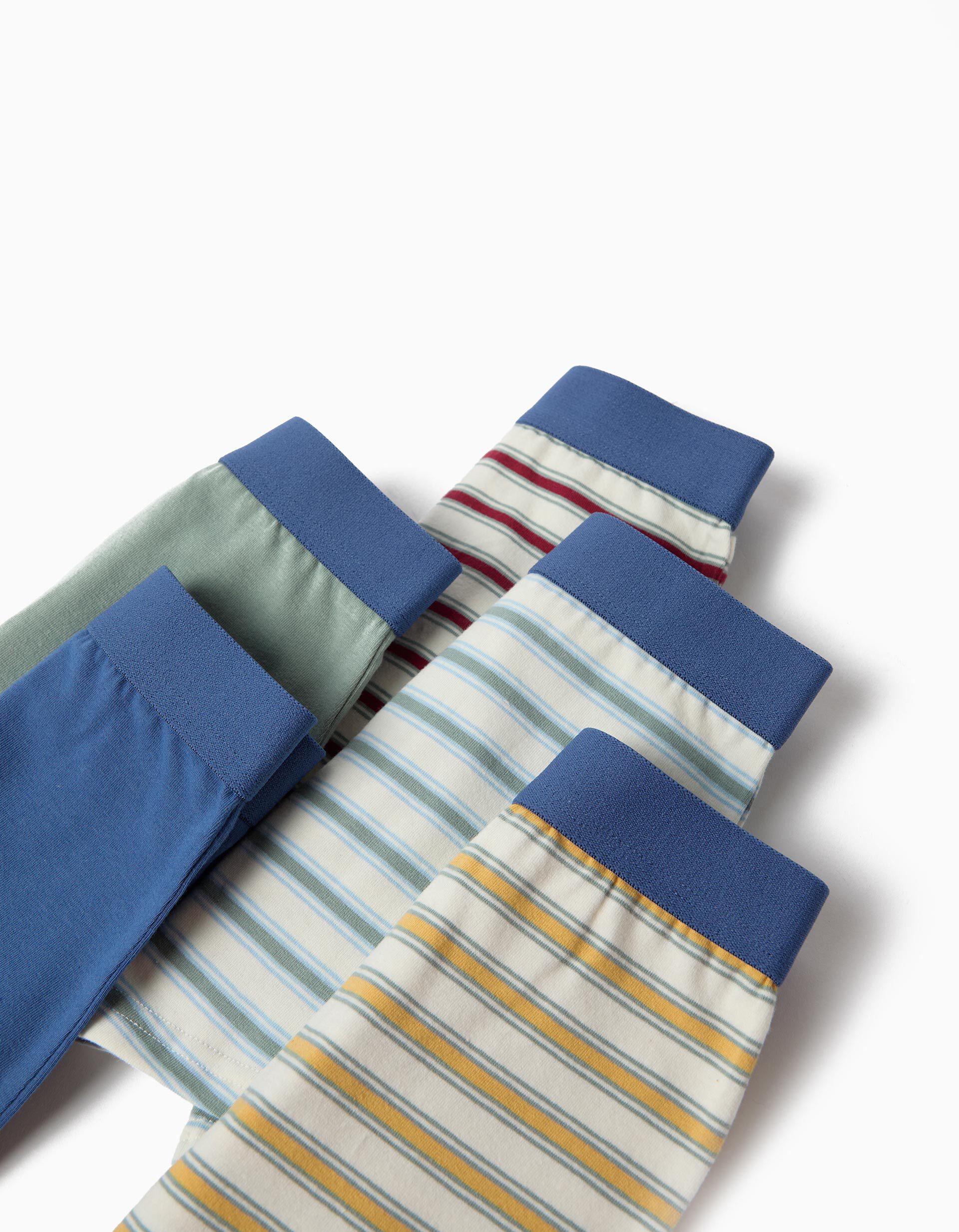 Comprar Online Pack 5 Boxers Riscas, Menino, Multicolor