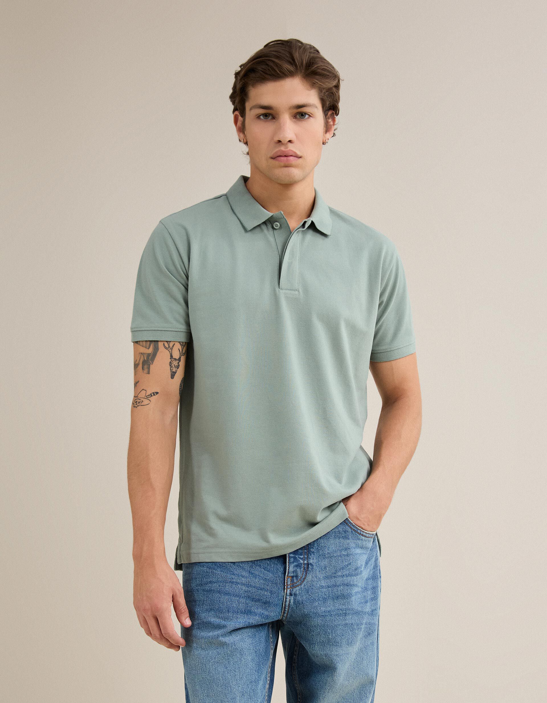 Comprar Online Polo Piquet, Homem, Verde Claro