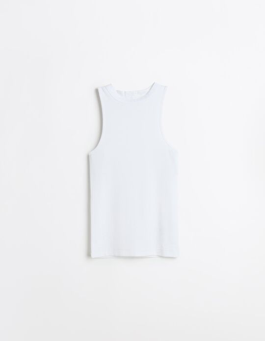 Comprar Online Tank Top com Modal, Mulher, Branco
