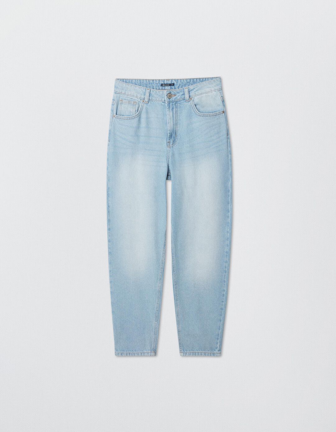 'Tapered Mom Fit' Jeans, Women, Light Blue