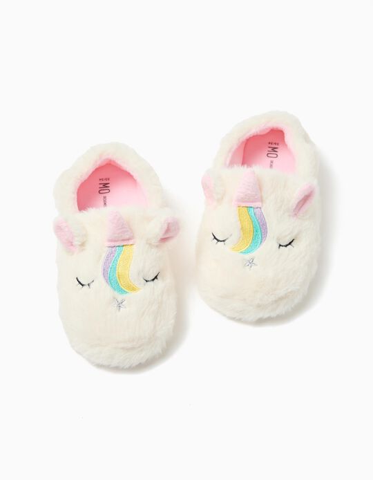 Comprar Online Pantufas Unicórnio, Menina, Branco