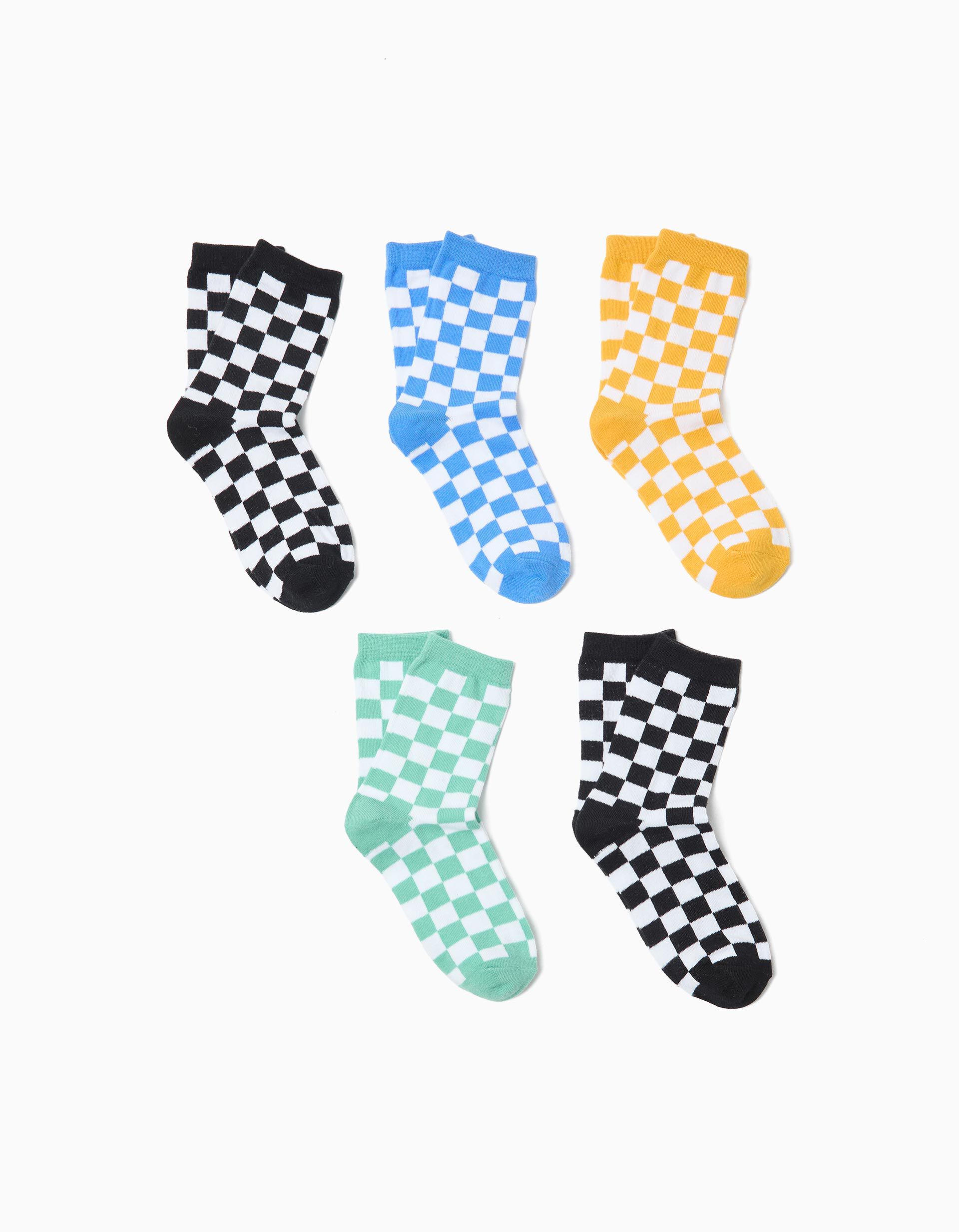 Comprar Online Pack 5 Pares de Meias, Menino, Multicor