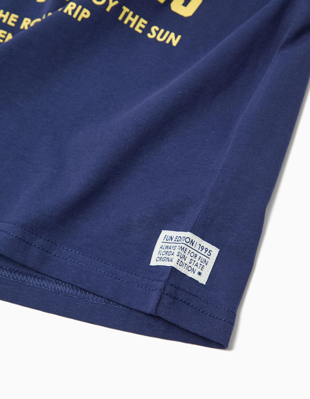 T-shirt Estampada, Menino, Azul Escuro