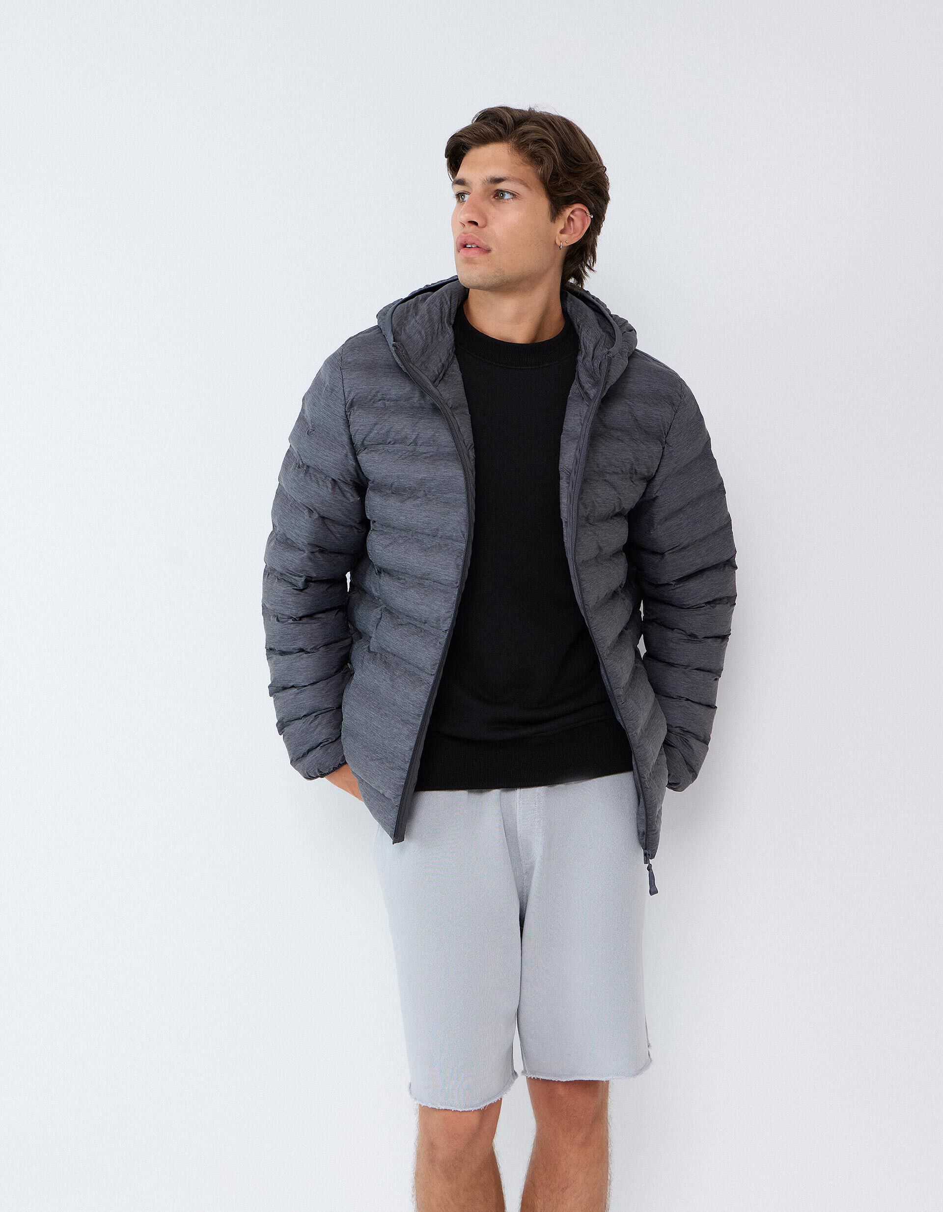 Comprar Online Casaco Acolchoado, Homem, Cinzento Escuro