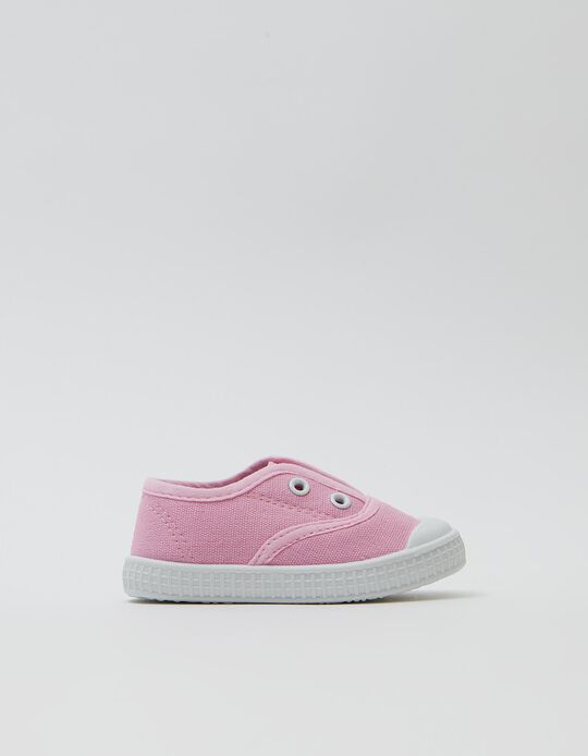 Canvas Trainers, Babies, Pink