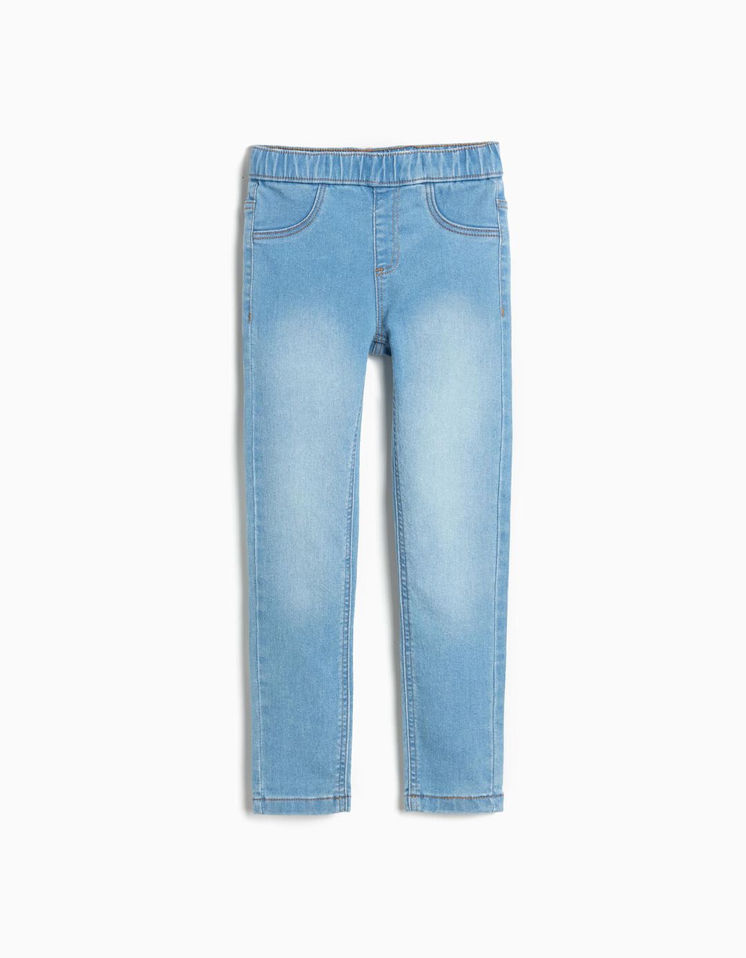 Jeggings de Ganga, Menina, Azul Claro