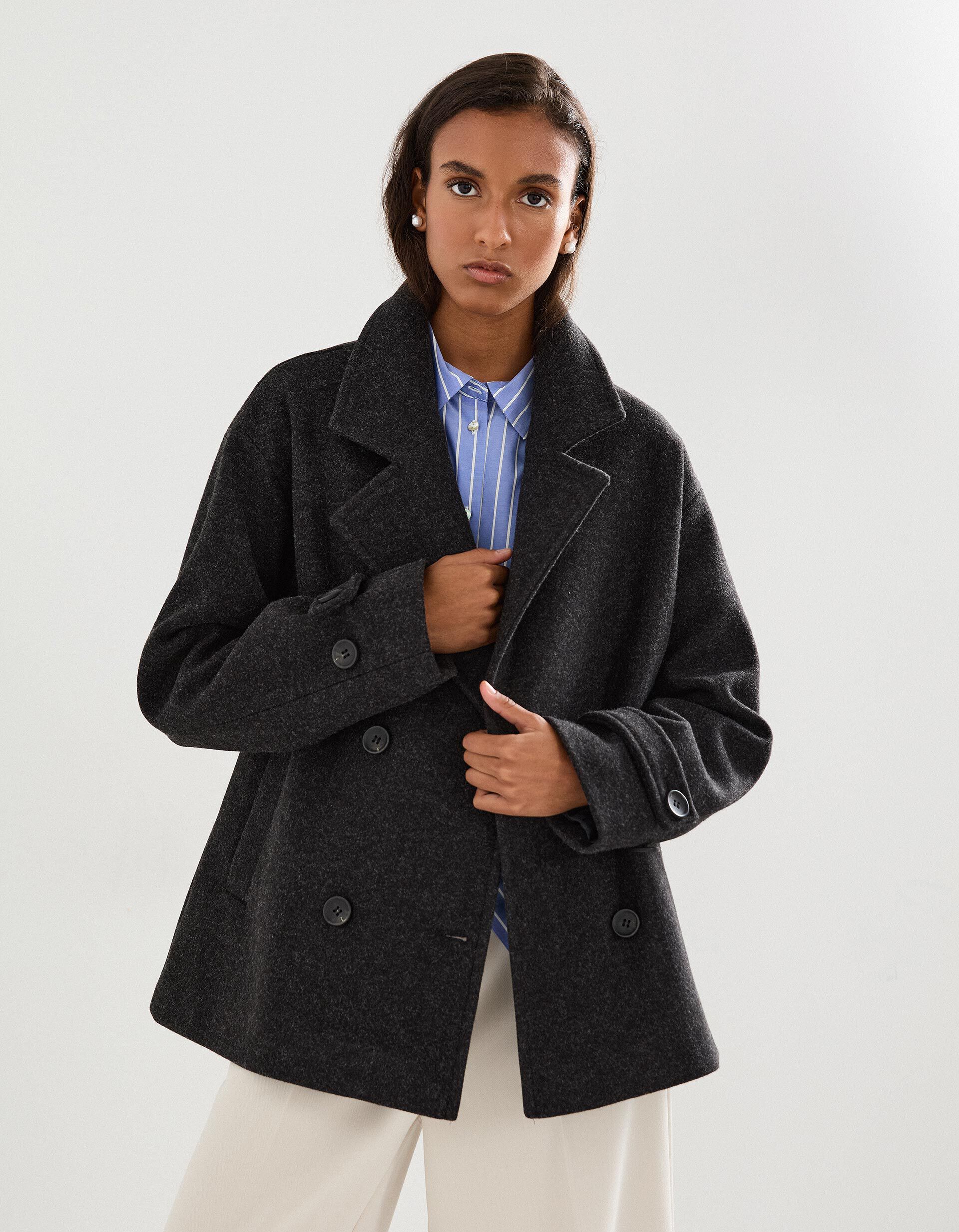 Comprar Online Casaco, Mulher, Cinzento Escuro