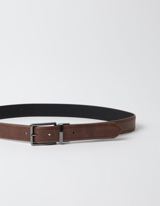 Comprar Online Cinto Revers&iacute;vel, Homem, Castanho
