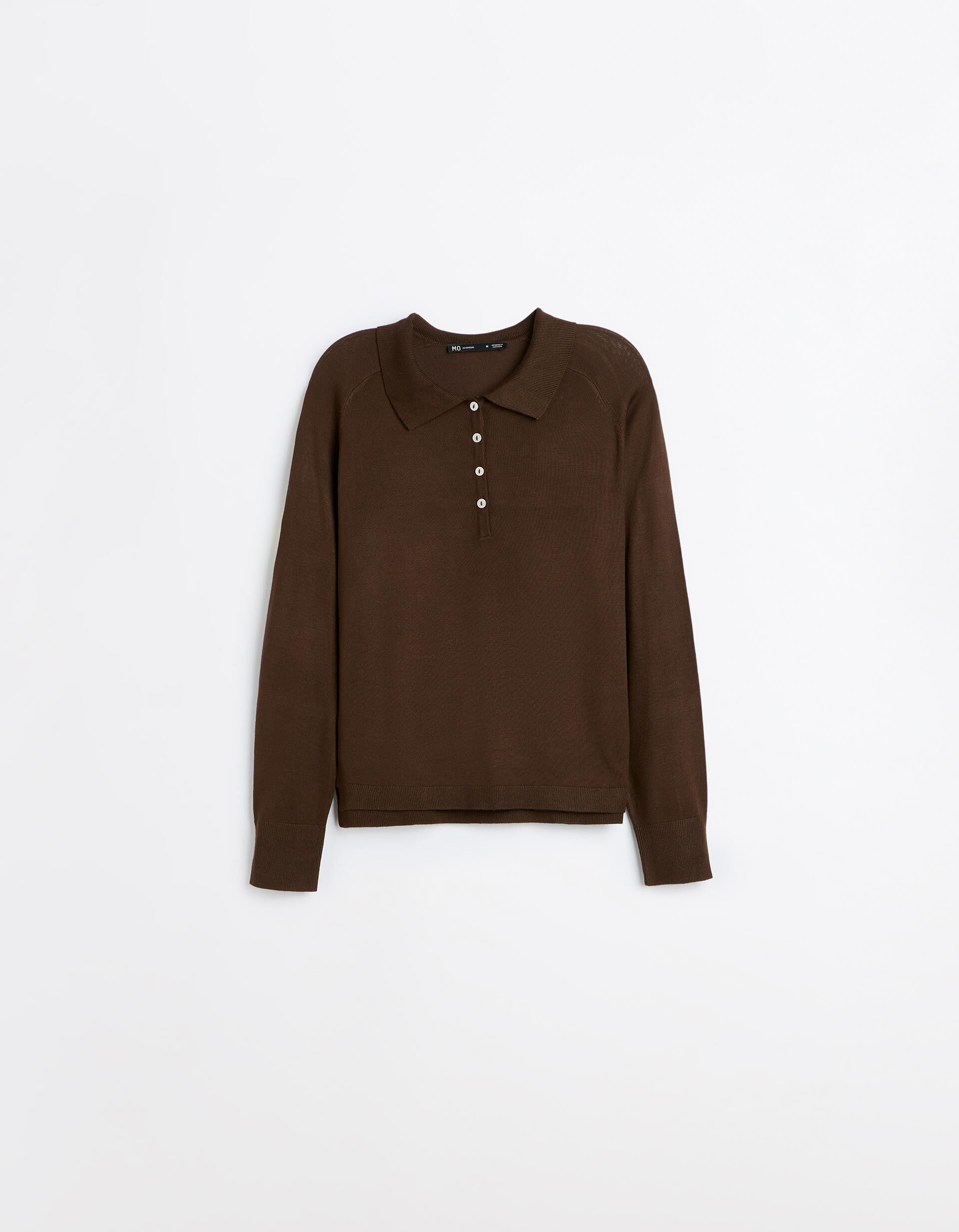 Comprar Online Polo Com Viscose, Mulher, Castanho Escuro