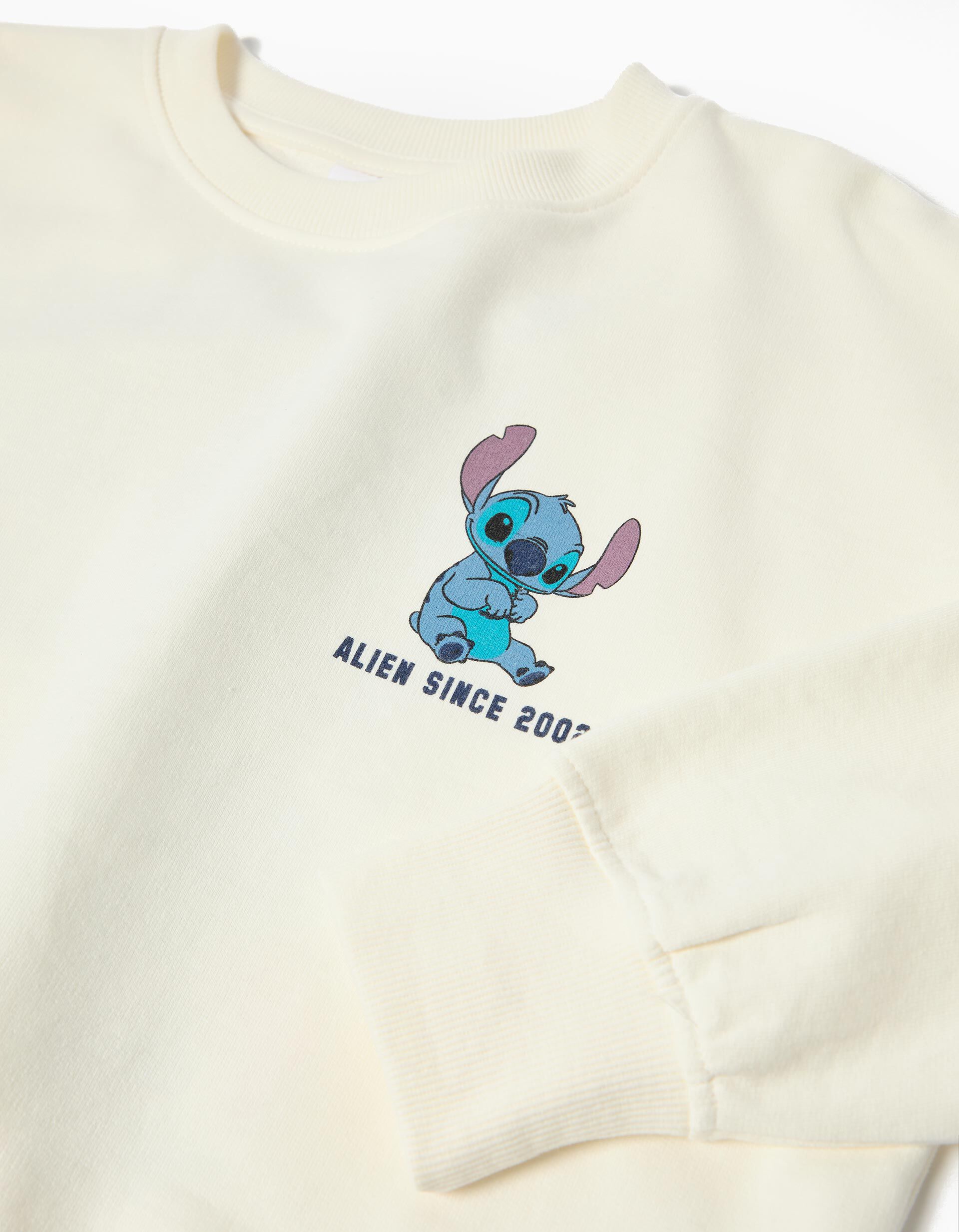 Comprar Online Sweatshirt de Felpa 'Stitch', Menina, Branco