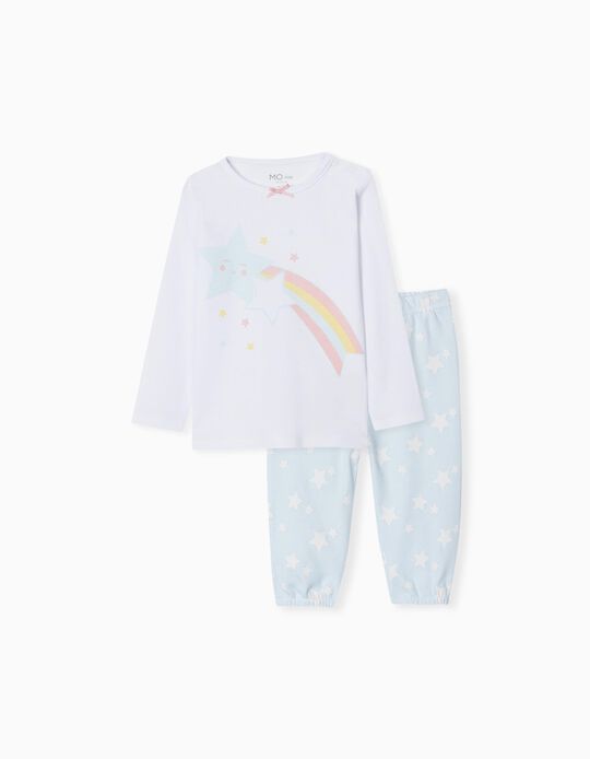 Pyjamas, Baby Girls, White