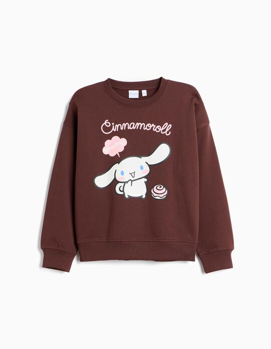Comprar Online Sweatshirt Cardada 'Cinnamoroll', Menina, Castanho