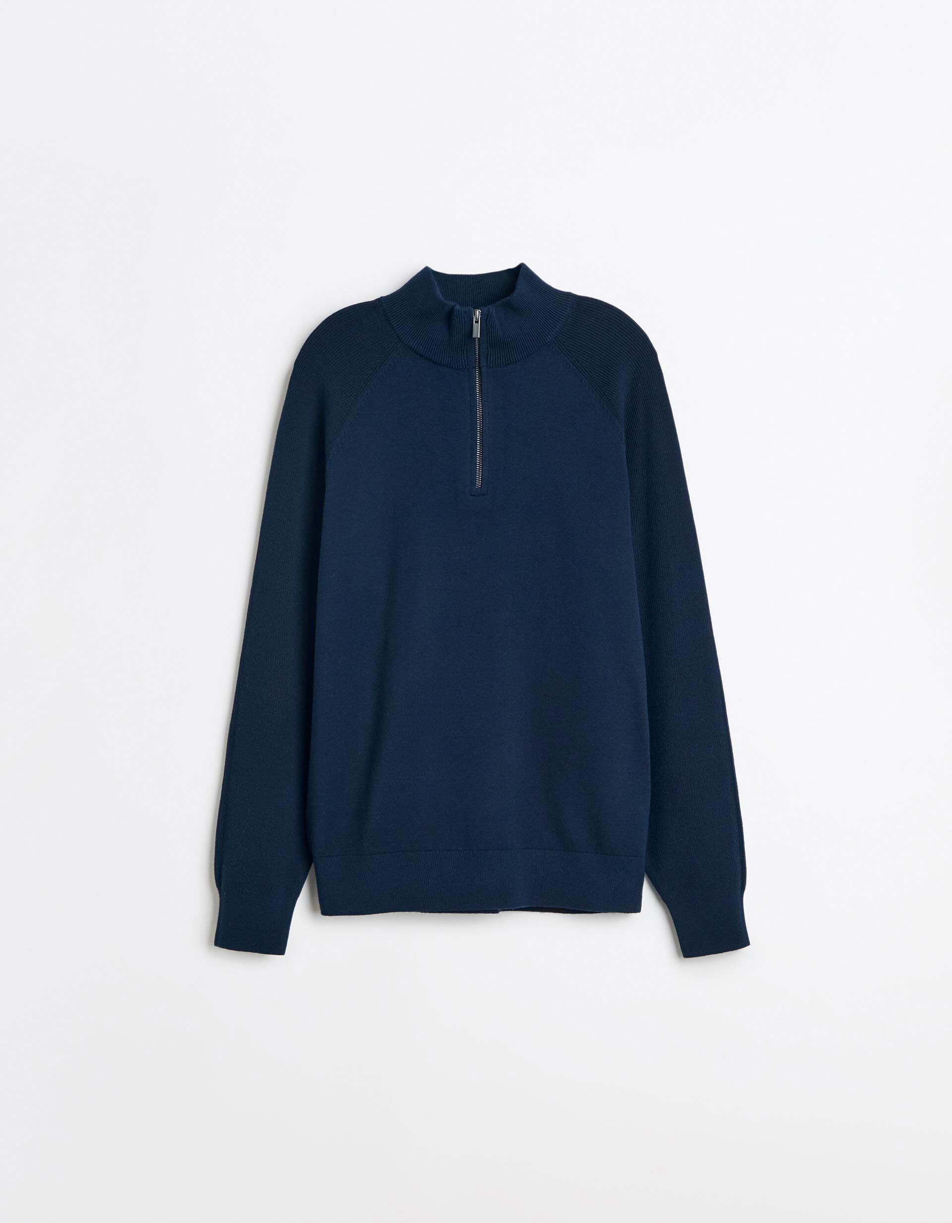 Comprar Online Sweatshirt De Malha, Homem, Azul Escuro