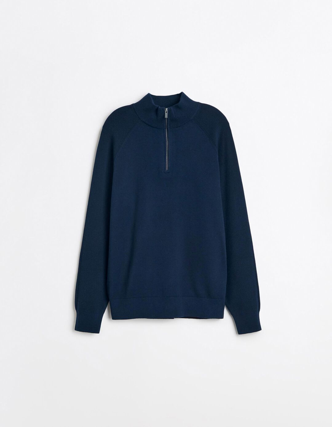 Sweatshirt De Malha, Homem, Azul Escuro