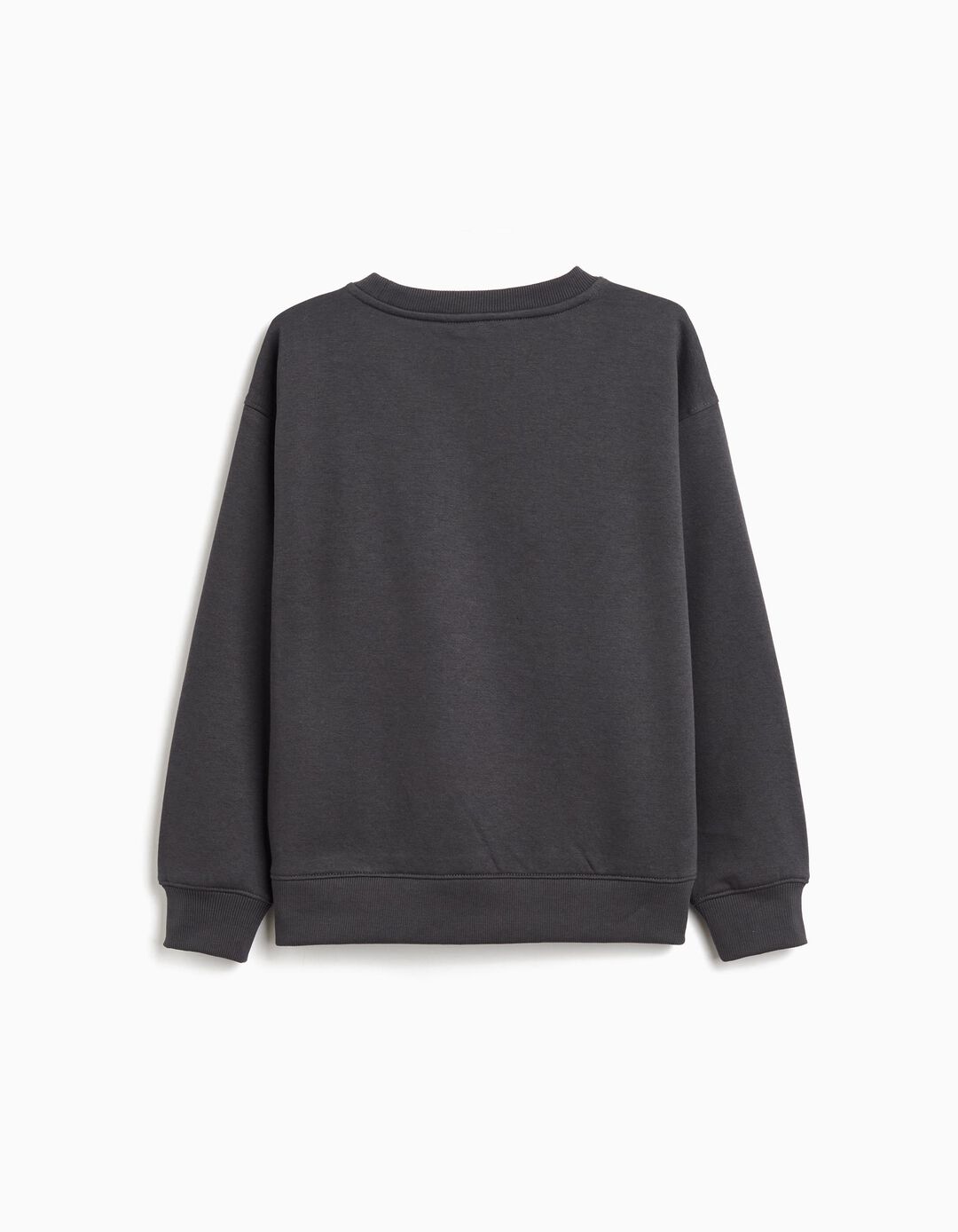 Sweatshirt de Felpa, Menino, Cinzento Escuro