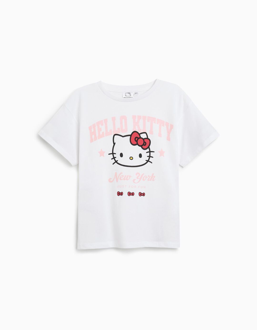T-shirt 'Hello Kitty', Menina, Branco