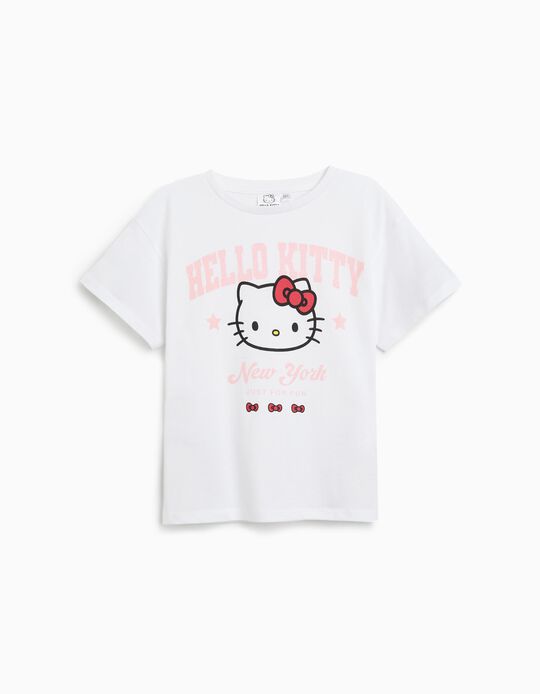 Comprar Online T-shirt 'Hello Kitty', Menina, Branco