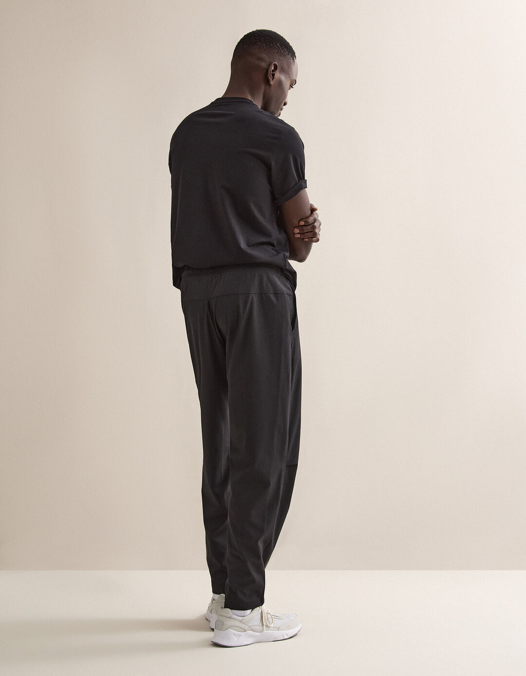 Cal&ccedil;as de Desporto, Homem, Preto