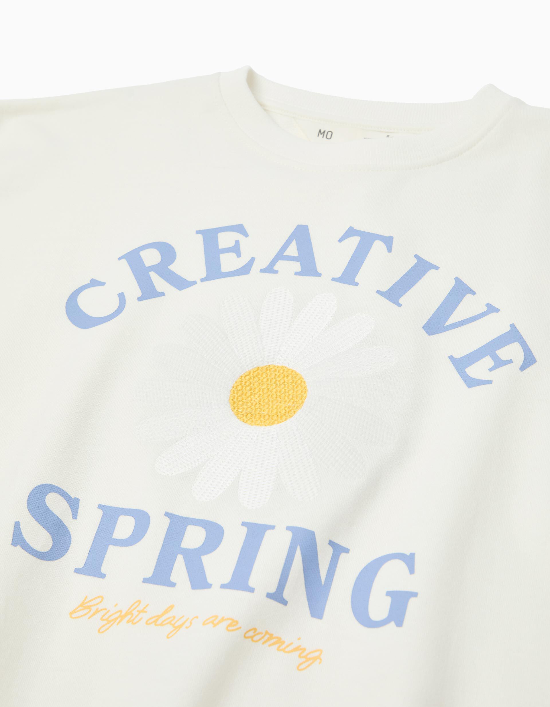 Comprar Online Sweatshirt, Menina, Branco