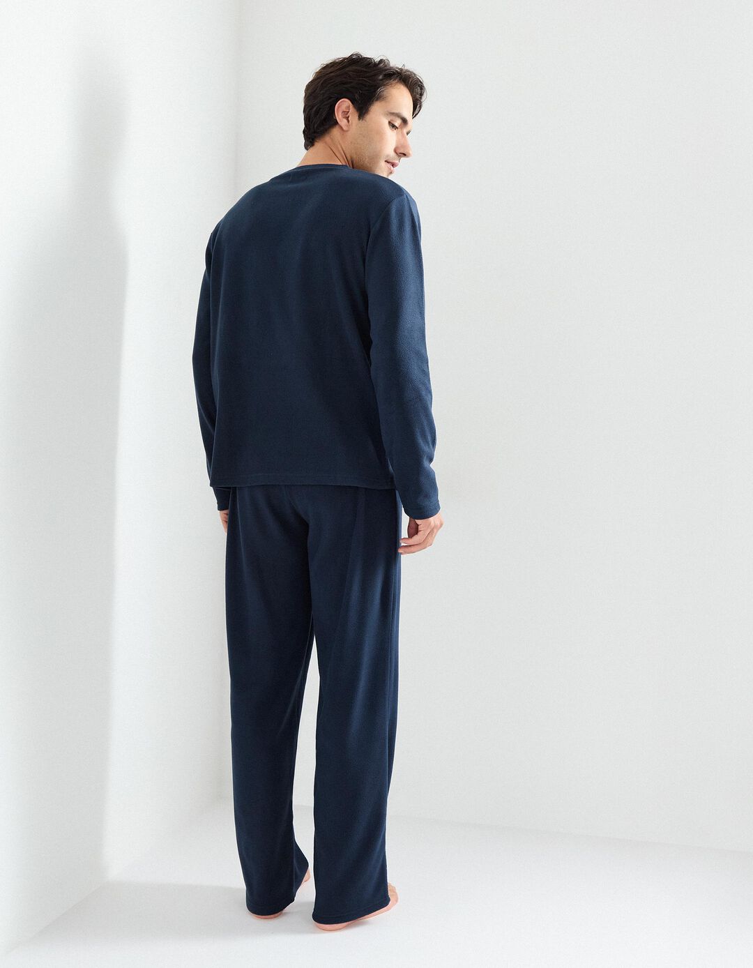 Pijama Polar, Homem, Azul Escuro