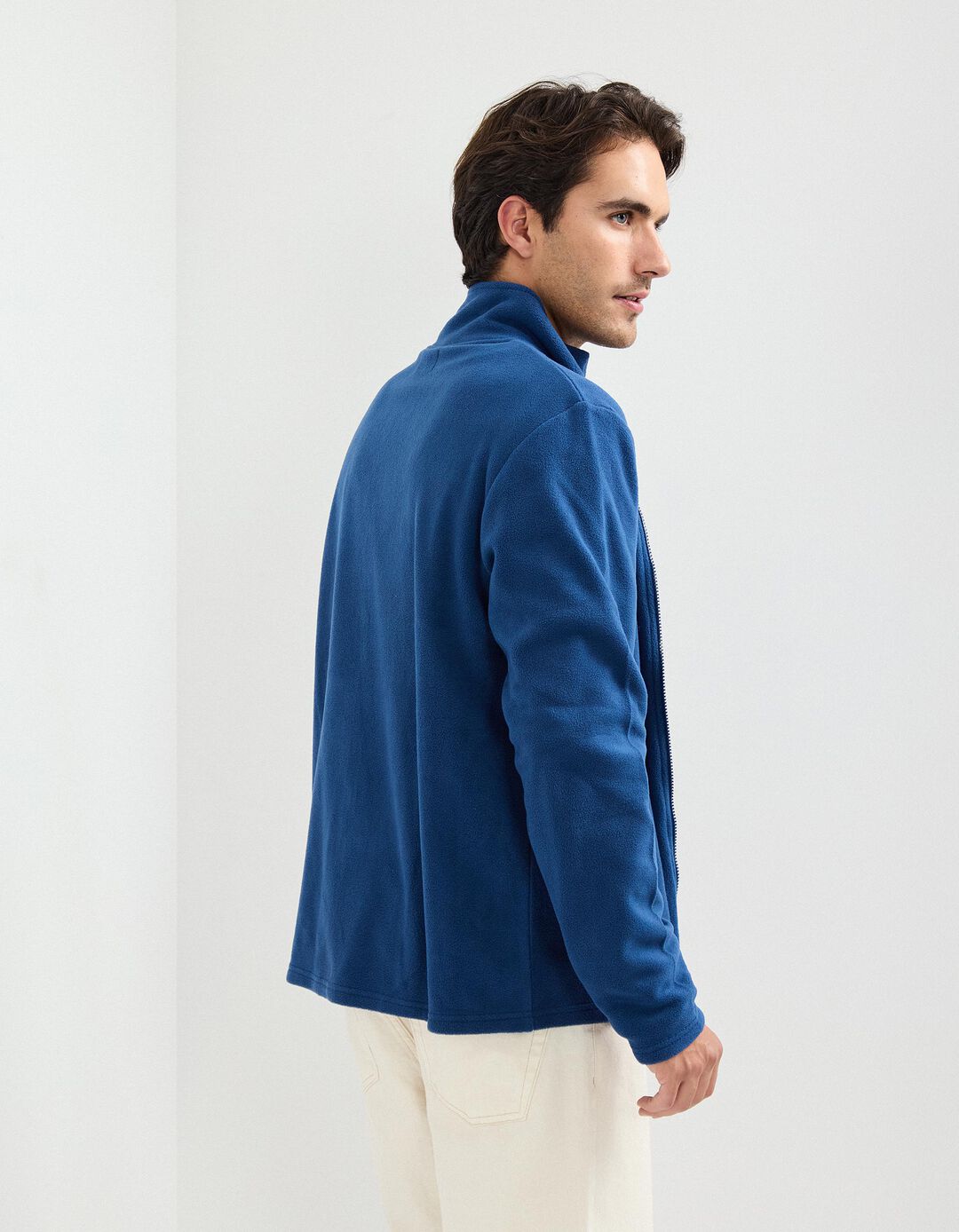Casaco Polar, Homem, Azul Escuro 
