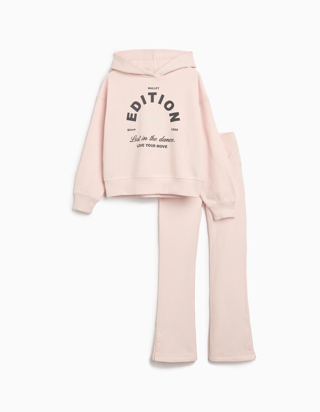 Conjunto de Jogging, Menina, Rosa Claro