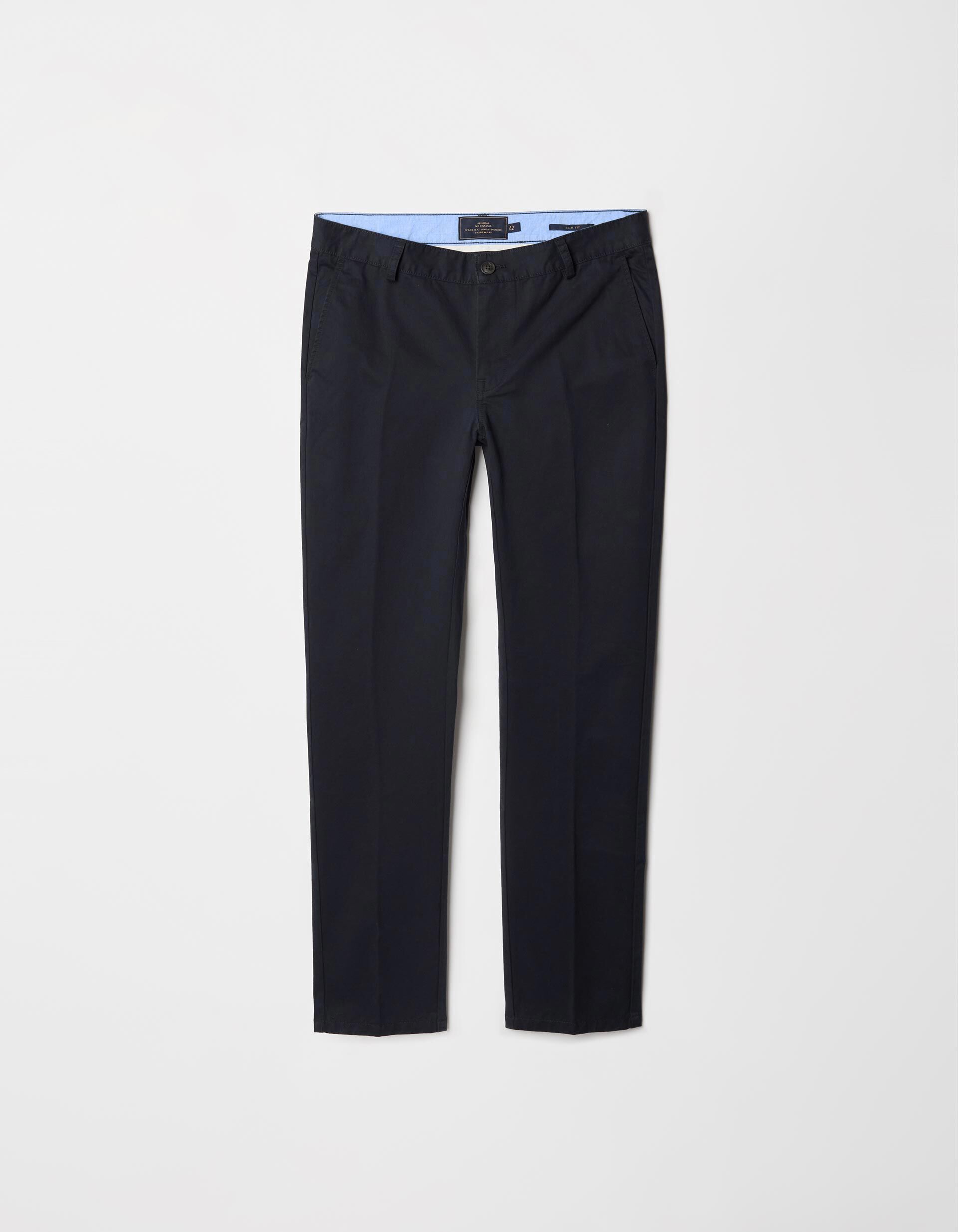 Comprar Online Cal&ccedil;as Chino Premium 'Slim fit', Homem, Azul Escuro