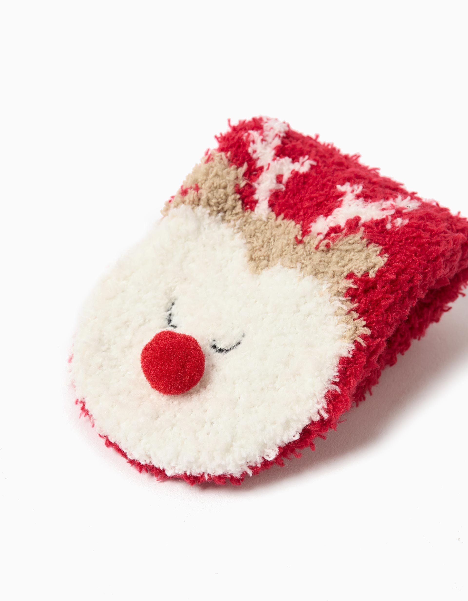 Comprar Online Pack 2 Pares de Meias de Natal, Menina, Vermelho Escuro