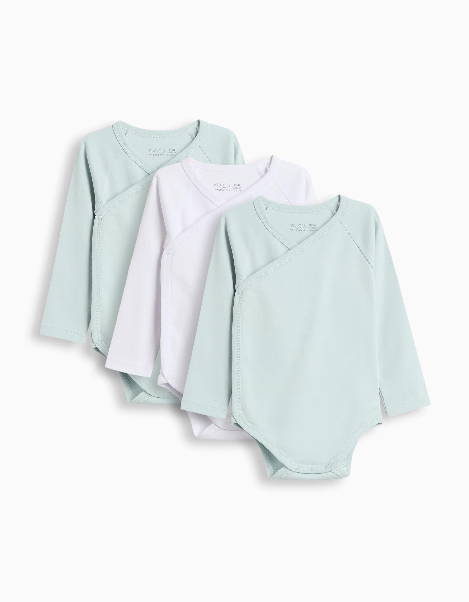 Comprar Online Pack 3 Bodies Quimono, Beb&eacute;, Multicor