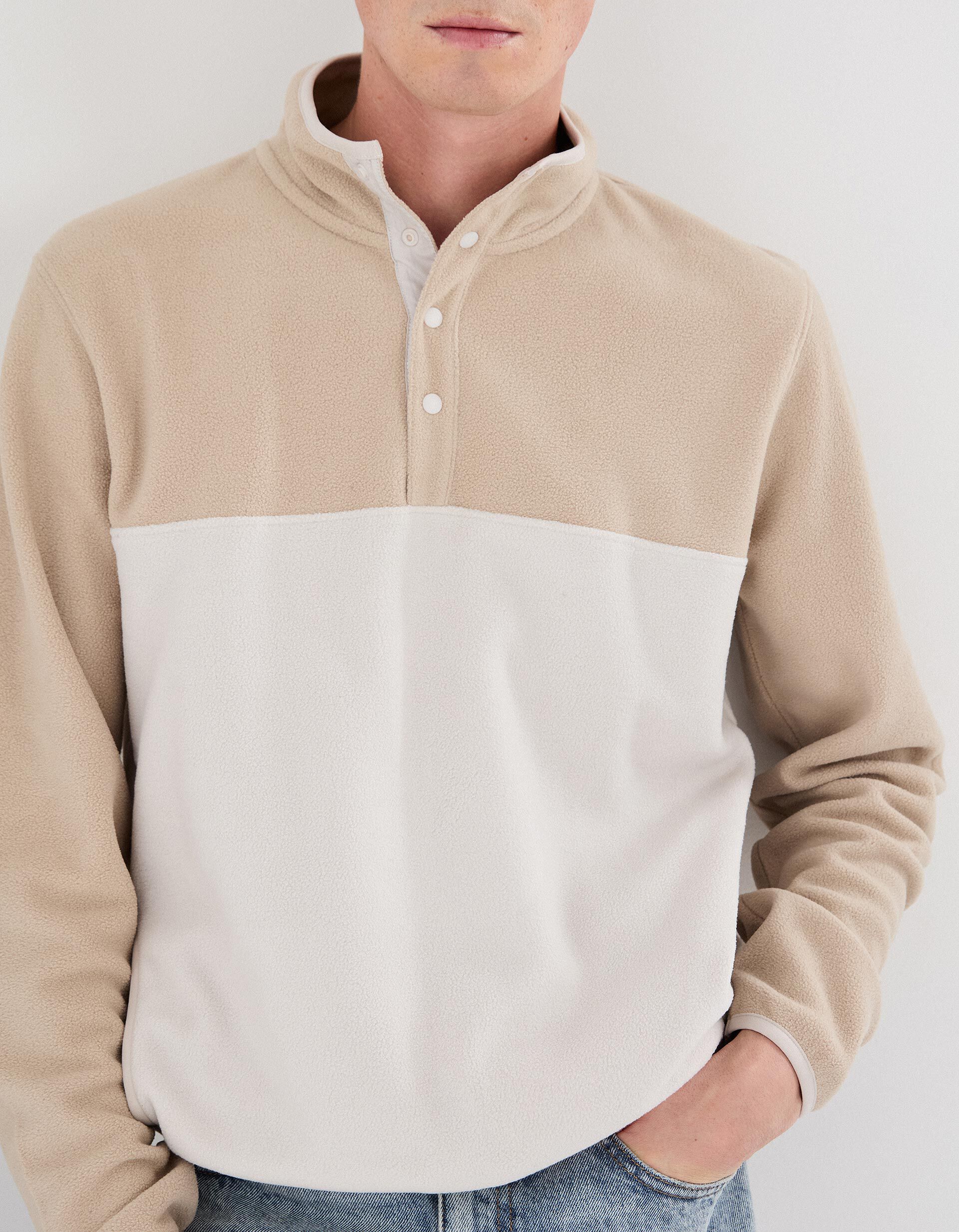 Comprar Online Camisola Polar, Homem, Bege